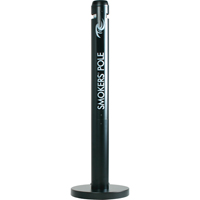 Cendriers Smokers' Pole, Sur pied, Aluminium, Hauteur 41" NTL Industrial