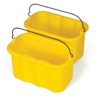 Seau porte-accessoires Executive Series, Capacit&eacute; de 2.5 gal. US (10 pintes), Jaune NTL Industrial