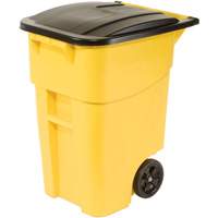 BRUTE&reg; Roll-Out Container, Curbside, Plastic, 50 US gal. NTL Industrial
