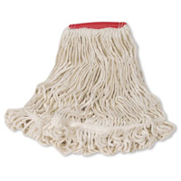 Super Stitch Wet Mop, Floor Finishing, Cotton/Yarn, 21 oz., Loop Style NTL Industrial
