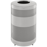 Classics Open Top Decorative Waste Bin, Stainless Steel, 51 US gal. Capacity NTL Industrial