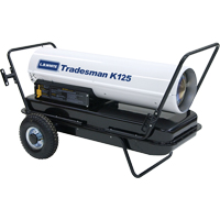 Tradesman<sup>®</sup> Forced Air Heater, Fan, Kerosene, 125,000 BTU/H JG958 | NTL Industrial
