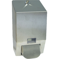 Stainless Steel Soap Dispenser, Push, 1000 ml Capacity, Cartridge Refill Format JH176 | NTL Industrial