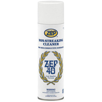 ZEP 40 Non-Streaking Multi-Surface Cleaner, Aerosol Can JK555 | NTL Industrial