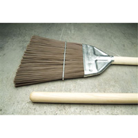 Railroad Broom, Wood Handle, Polypropylene Bristles, 55" L JK603 | NTL Industrial