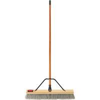 Push Broom, 24", Fine, Polyethylene Bristles JK953 | NTL Industrial