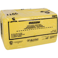 Masslin Heavy-Duty Dust Cloth, Microfibre, Yellow NTL Industrial
