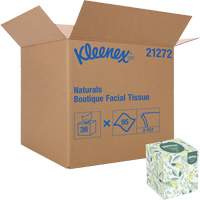 Papiers-mouchoirs Naturals Boutique* de Kleenex, 2 pli, 7,8" lo x 8,3" la, 95 feuilles/boîte NTL Industrial