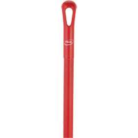 Ultra Hygiene Handle, Broom/Scraper/Squeegee, Red, Ergonomic, 59" L NTL Industrial