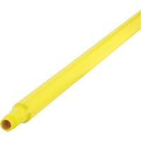 Ultra Hygiene Handle, Broom/Scraper/Squeegee, Yellow, Ergonomic, 59" L NTL Industrial