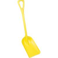 Pelle hygi&eacute;nique monopi&egrave;ce, Lame 10" x 6", Longueur de 37-1/2", Plastique, Jaune NTL Industrial