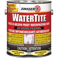 Watertite<sup>®</sup> Mold & Mildew-Proof™ Waterproofing Paint, White, Eggshell, 3.78 L, Gallon JL335 | NTL Industrial