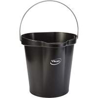 Food Hygiene Bucket, Black, 3 US gal. NTL Industrial