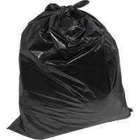 Industrial Garbage Bags, Utility, 20" W x 22" L, 0.64 mils, Black, Open Top JM669 | NTL Industrial