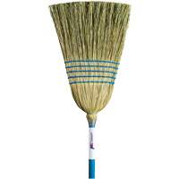 Light-Duty Indoor/Outdoor Corn Broom, 5-String, Wood Handle NTL Industrial
