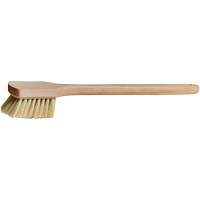 Brosse &agrave; chaudron &agrave; manche long, 20" l, Soies Tampico, Beige NTL Industrial