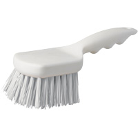 Brosse &agrave; chaudron &agrave; manche court, 9" l, Soies Polypropyl&egrave;ne, Blanc NTL Industrial