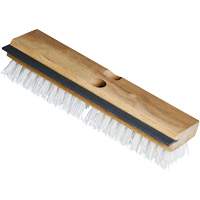 Utility Scrub Brush & Squeegee, 11" L, Polypropylene Bristles, White NTL Industrial