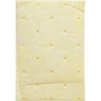 Tampon absorbant haute capacit&eacute; pour produits chimiques, Mati&egrave;res dangereuses, 14,5" x 9,25", 26,3 gal d'absorption NTL Industrial