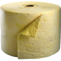 Tampon absorbant pour produits chimiques, Lourd, 150' lo x 15,25" la, Absorption 35,9 gal NTL Industrial