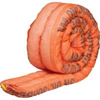 Barri&egrave;re de pollution absorbante double pour produits p&eacute;troliers, Huile seulement, 10' lo x 4" la, Absorption 36,8 gal NTL Industrial