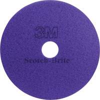 Hi-Performance Pad, 12", Cleaning/Polish, Purple NTL Industrial