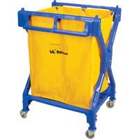 Laundry Cart, Plastic, 25-3/8" W x 25" D x 38-1/2" H, 33 lbs. Capacity JN503 | NTL Industrial