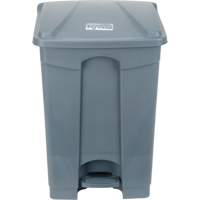 Step-On Garbage Can, Plastic, 12 US gal. Capacity NTL Industrial