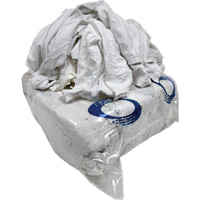 Wiping Rags, Cotton/Fleece, White, 25 lbs. JN673 | NTL Industrial