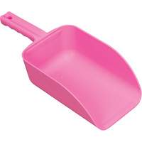Large Hand Scoop, Plastic, Pink, 82 oz. NTL Industrial