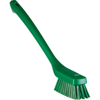 Narrow Long-Handle Cleaning Brush, Stiff Bristles, 16-1/2" Long, Green NTL Industrial