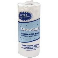 Essuie-tout pour cuisines de premi&egrave;re qualit&eacute; Snow Soft, 2 Pli, 70 Feuilles/rouleau, 8" la, 11" lo NTL Industrial