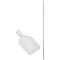 Paddle Scraper with Handle, White, 4-1/3" W x 59" L NTL Industrial