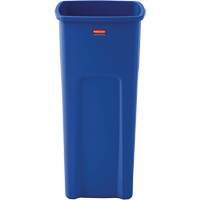 Conteneur de recyclage carr&eacute; Untouchable, Vrac, Plastique, 23 gal. US NTL Industrial