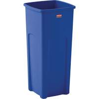 Conteneur de recyclage carr&eacute; Untouchable, Vrac, Plastique, 23 gal. US NTL Industrial