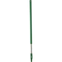 Handle, Broom/Brush/Pad Holder/Scraper/Squeegee, Green, Standard, 40" L JO892 | NTL Industrial
