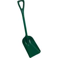 Pelle monobloc perceptible par d&eacute;tecteur de m&eacute;tal, Lame 10" x 14", Longueur de 37-1/2", Plastique, Vert NTL Industrial