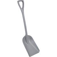 Pelle monobloc perceptible par d&eacute;tecteur de m&eacute;tal, Lame 10" x 14", Longueur de 37-1/2", Plastique, Gris NTL Industrial