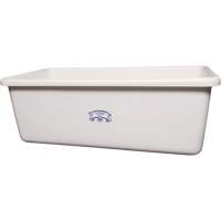 Transport Storage Tub, Plastic, White NTL Industrial