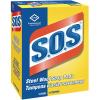 S.O.S&reg; Steel Wool Pads NTL Industrial
