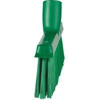 Balai biseaut&eacute; avec pas de vis inclin&eacute;, Crins Moyen, 10", Polyester, Vert NTL Industrial
