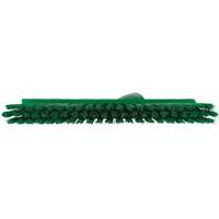 Balai biseaut&eacute; avec pas de vis inclin&eacute;, Crins Moyen, 10", Polyester, Vert NTL Industrial