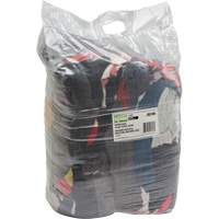 Recycled Material Wiping Rags, Fleece, Mix Colours, 25 lbs. JQ109 | NTL Industrial