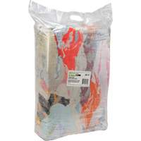 Chiffons fabriqués à partir de matériaux recyclés, Tissu éponge, Mélange de couleurs, 25 lb JQ112 | NTL Industrial