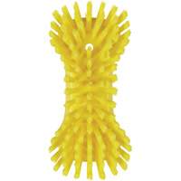 Hand Brush, Extra Stiff Bristles, 9-1/10" Long, Yellow JQ129 | NTL Industrial
