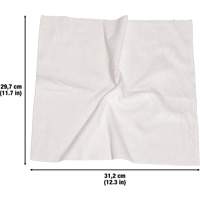 Washable Cleaning Cloths, Microfibre, White NTL Industrial