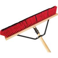 Balai-brosse &agrave; manche renforc&eacute;, 24", Moyen, Soies PVC NTL Industrial