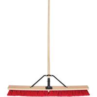 Balai-brosse &agrave; manche renforc&eacute;, 36", Moyen, Soies PVC NTL Industrial