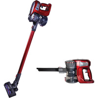 Rapid Red Cordless Stick Vacuum, Dry, 0.5 US Gal. (1.89 Litres) NTL Industrial