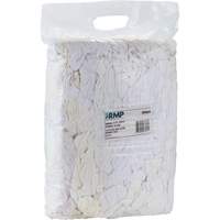 Wiper Rags, Fleece, White, 10 lbs. NTL Industrial